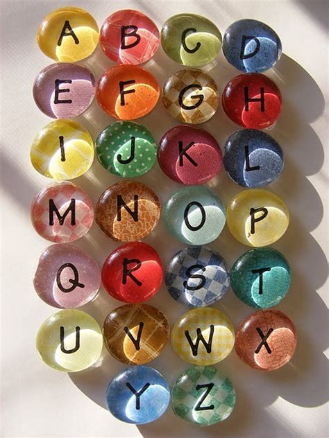 Make Your Own Shit Diy Alphabet Magnets Little Bit