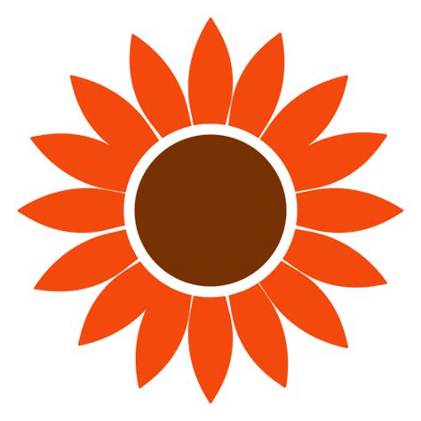 Isolated Sunflower Head Logo Transparent Png And Svg Vector File