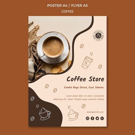 Free Psd Poster Coffee Shop Template