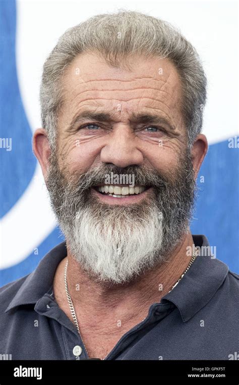 Venice Italy 4th September 2016 Mel Gibson During The Hacksaw