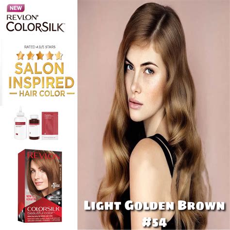 Colorsilk Beautiful Color Light Golden Brown 54 Revlon Lazada Ph