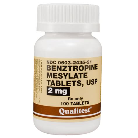قرص و آمپول بنزتروپین Benztropine برای درمان پارکینسون Cogentin