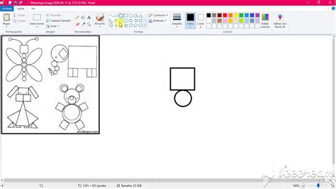 Dibujando en Paint (parte 1) - YouTube