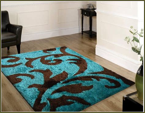 What size area rug should you get? Brown And Turquoise Area Rugs | Turquoise bathroom rugs ...