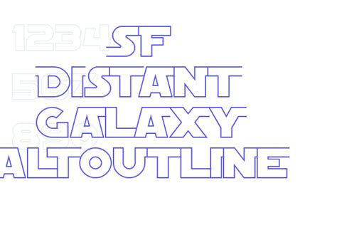 Sf Distant Galaxy Altoutline Font Free Download Now