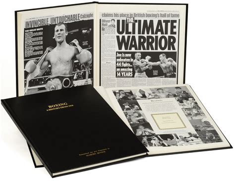 The latest boxing news and results from the world's best boxing news sources. Newspaper Album, Boxing Edition