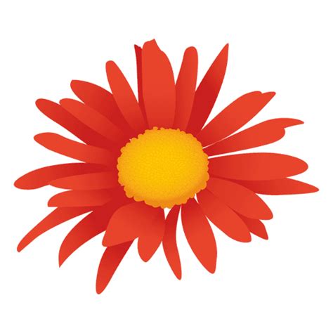 Download Orange flower cartoon 7 - Transparent PNG & SVG vector file