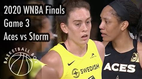 Wnba Finals Game 3 Las Vegas Aces Vs Seattle Storm Full Game