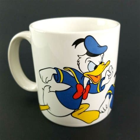 Disney Angry Mad Donald Duck Coffee Mug Tea Cup Vintage Made In Korea Ebay