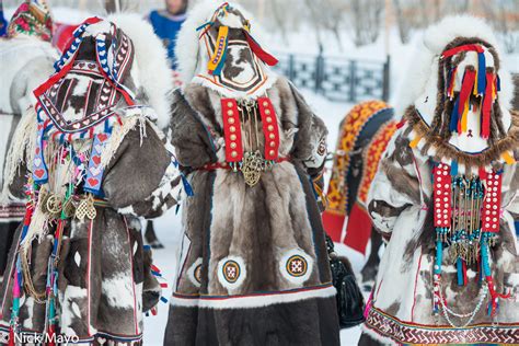 Three Women At Yar Sale Festival Yamal Peninsula Yamalo Nenets Russia 2014 Nick Mayo
