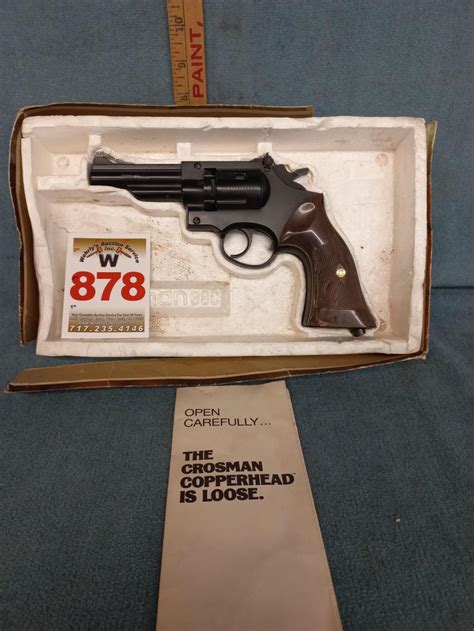 At Auction Crosman Model 38c Pellet Revolver