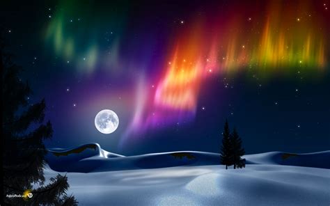 Aurora And A Full Moon What A Combination Aurora Borealis Northern