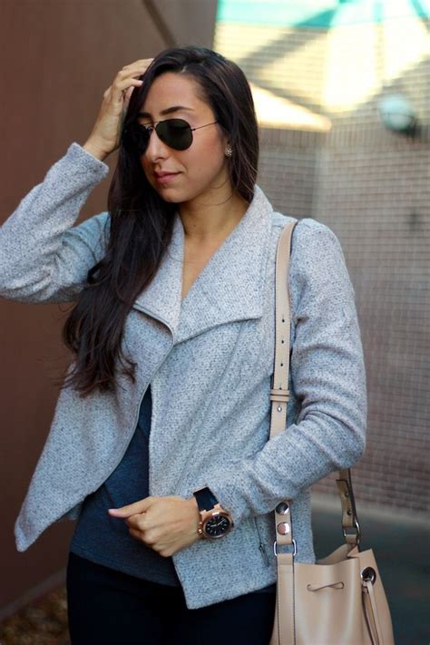 A Sleek And Simple Look With A Winter Basic Over On
