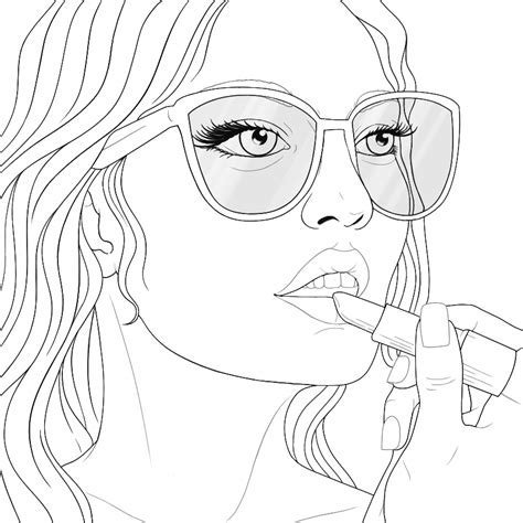 [35+] Mandalas Dibujos De Chicas Tumblr Para Colorear