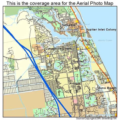 Large Detailed Map Of Jupiter Jupiter Inlet Florida Map Printable Maps