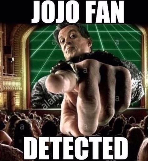Jojo Fan Detected Sylvester Stallone Pointing Know Your Meme