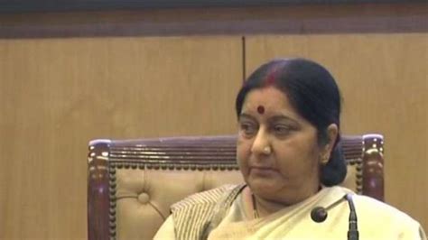 Ready For Talks But It Cant Happen With Terror Sushma Swarajs Stern