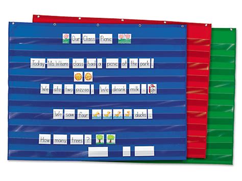 Heavy Duty Extra Wide Pocket Chart At Lakeshore Learning