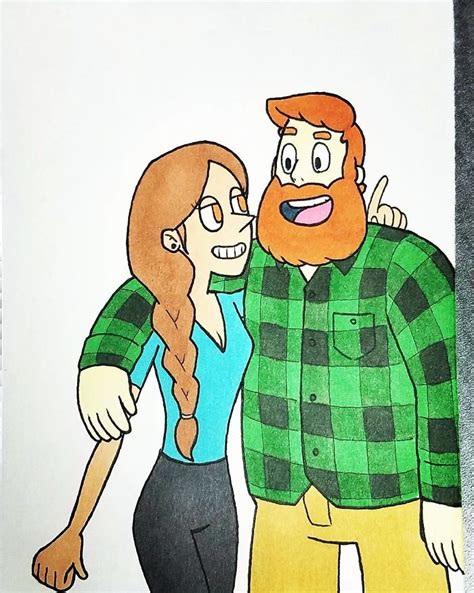 Boyfriend Draws Girlfriend In 10 Different Cartoon Styles