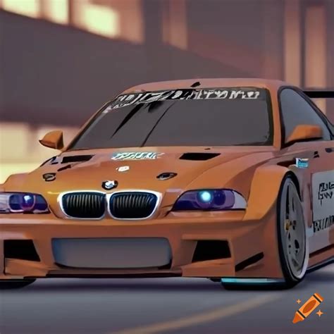 Bmw M3 Gtr With Nfs Most Wanted Livery On Craiyon