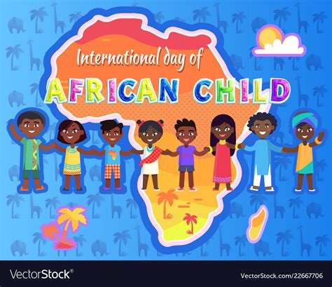 International Day Of Child Royalty Free Vector Image