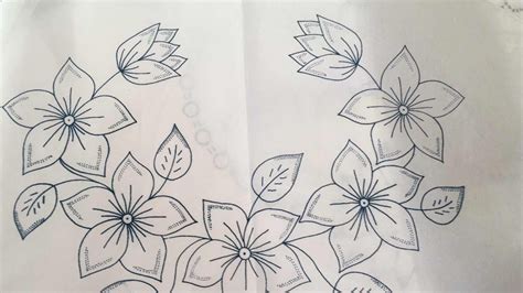 Ideas para bordar manteles manualidades dibujos y plantillas para imprimir dibujos de. Dibujos De Flores Para Bordar - Decorados Para Unas