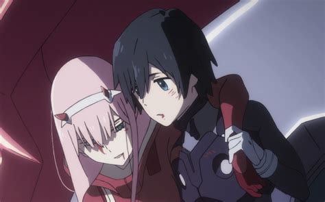 Lean On Me Zero Two Hiro Darling In The Franxx Anime Darling In The