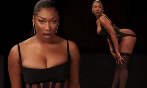 Megan Thee Stallion Dons Nude Bodysuit Before Going Naked In Music Video For Plan B Daily Mail