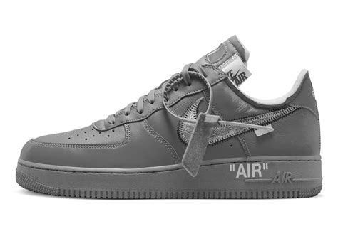 Off White X Nike Air Force 1 Low Grey 2023 Release Date Sbd