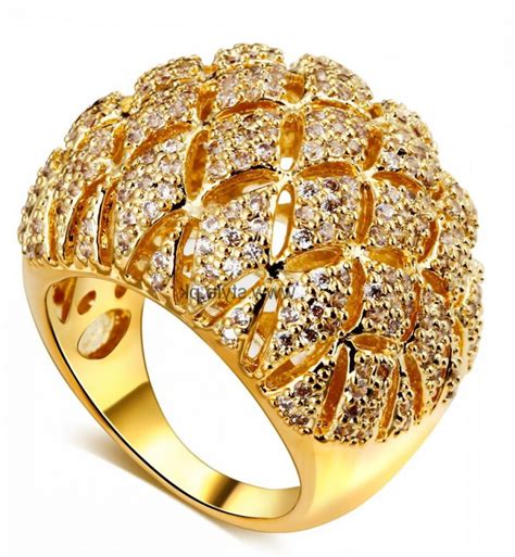 Unique Beautiful Gold Ring Designs Fashion Beauty Mehndi Jewellery