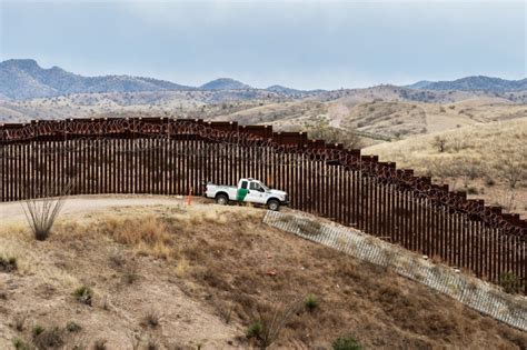 Impenetrable Border Wall Damaged By Monsoon Rains In Arizona