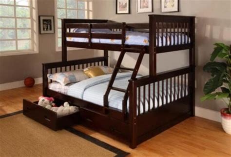 Bn Bb09 Wooden Bunk Bed With Twinfull Baongoc Wooden Furniture