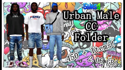 Urban Male Cc Folder 206 Gb The Sims 4 Nghenhachayco