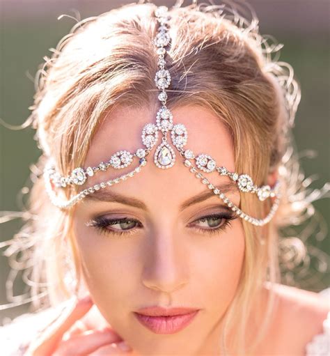 unique handmade bridal and wedding statement headpieces and hair accessories… swarovski crystal