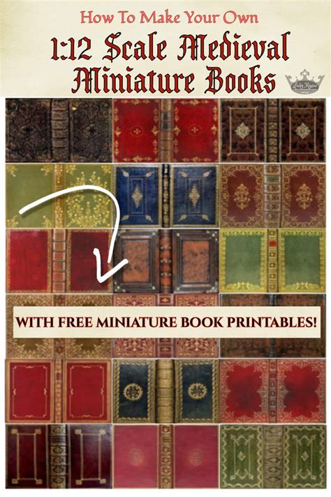 Miniature Book Cover Printables