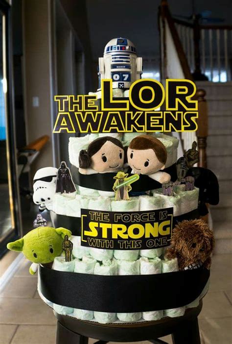 Star Wars Diaper Cake Star Wars Baby Shower Baby Shower Themes Baby