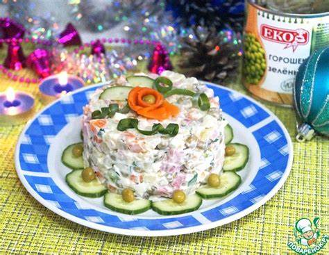 Салат оливье диеты Салат "Оливье" с мясным ассорти – кулинарный рецепт Салат "Оливье" с мясным ассорти – кулинарный рецепт Салат оливье диеты