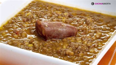 Lentejas Con Chorizo Receta Fácil Y Tradicional