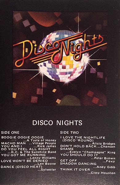 Disco Nights 1979 Cassette Discogs