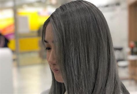 Check out this ash blonde hue that takes after the current grey hair trend. Ash Grey Highlights Men Long Hair : Ash Gray Color ...