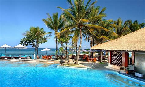 Asia Bali Beach Beach Club Design Hangout Indonesia Island Lanscape Seminyak Stock
