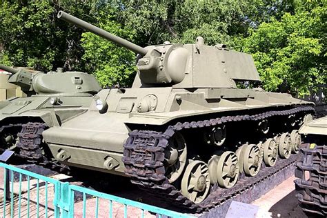 Preserved Red Army Ww2 Kv 1 Heavy Tank Central Armed Forces Museum In