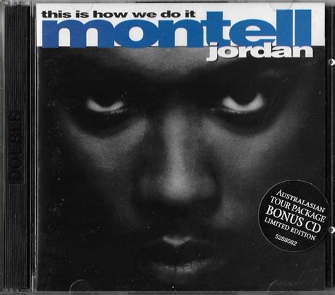Montell Jordan This Is How We Do It Australian Tour Package 1995
