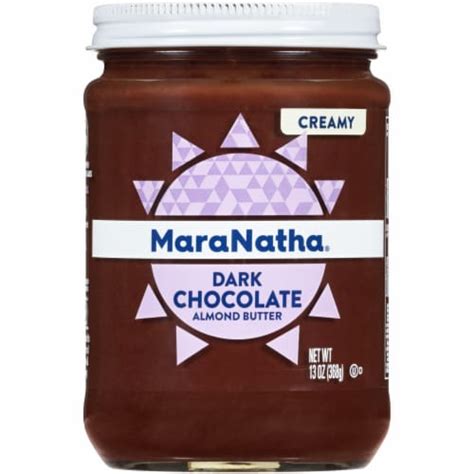 Maranatha Creamy Dark Chocolate Almond Butter Spread 13 Oz Foods Co
