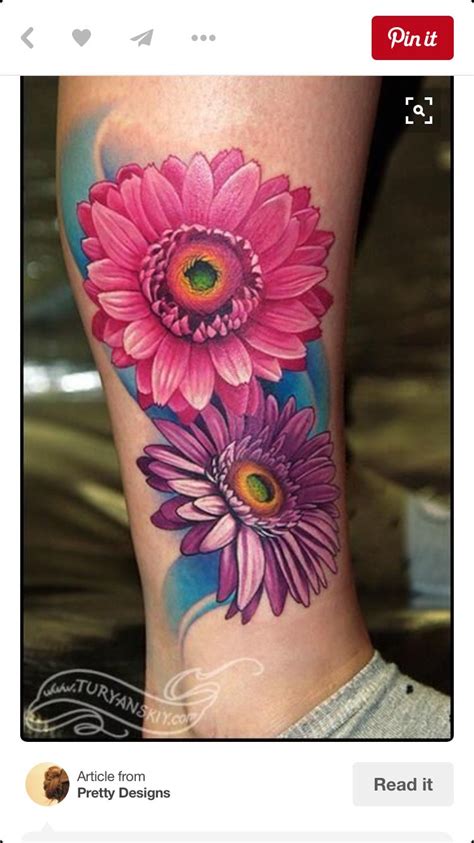 Gerber Daisy Daisy Tattoo Designs Daisy Flower Tattoos