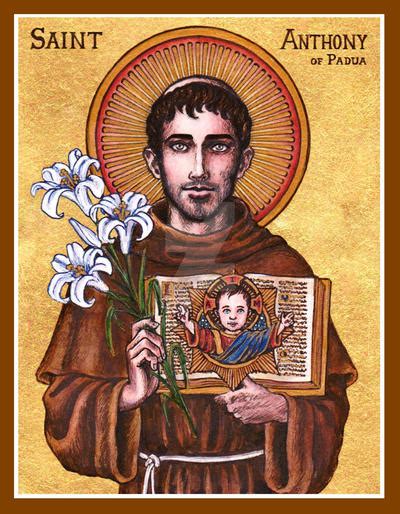 St Anthony Of Padua Ii By Theophilia On Deviantart