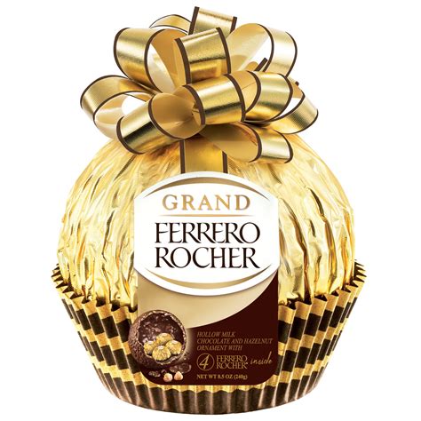 Grand Ferrero Rocher Premium Gourmet Milk Chocolate Hazelnut Great