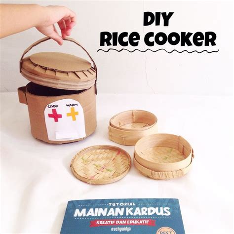 Pin By Widya Kartika On Diy Rice Cooker From Cardboard Kreatif