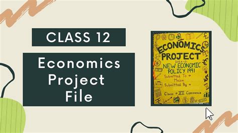 Economics Project File For Class 12 Cbse Topic New Economic Policy