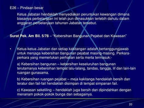 Jabatan pengurusan kewangan dan pentadbiran pejabat bab a jenis. PPT - BAB 'E' RUMAH DAN BANGUNAN PEJABAT KERAJAAN 1974 ...